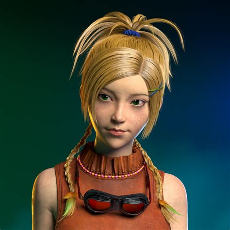 ArtStation - Rikku - Final Fantasy X