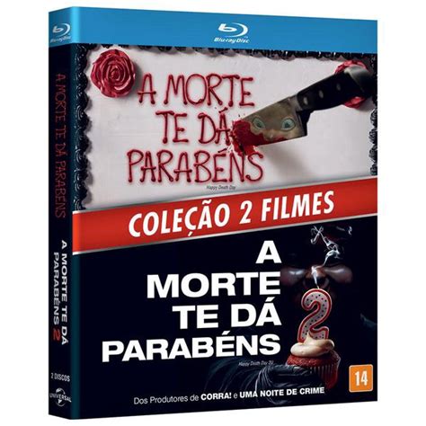 Blu ray coleção A morte te da parabéns 1 E 2 luva no Shoptime