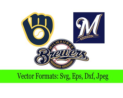 Milwaukee Brewers Svg File Vector Design In Svg Eps Dxf And Jpeg