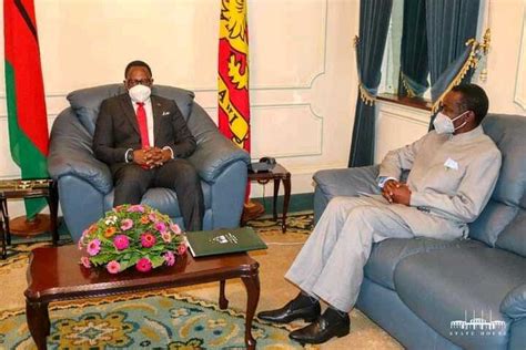 Uncle Harvest On P L O Lumumba Meets President Chakwera