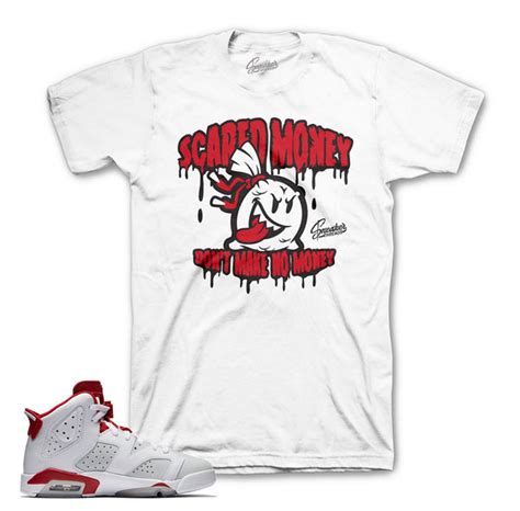 Jordan 6 Alternate Tees Match Sneaker Match Shirts