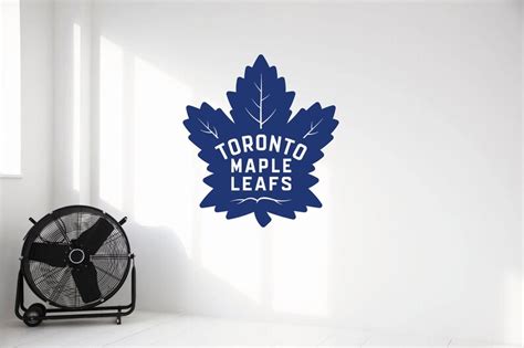 Toronto Maple Leafs Logo Wall Decal Nhl Wall Decal Sticker Etsy