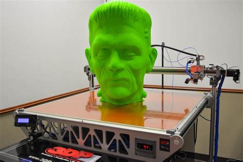 3dp Unlimited 3d Prints A 27 Inch Tall Frankensteins Monster Head In