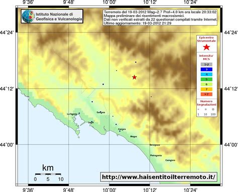 Scossa Di Terremoto In Lunigiana Epicentro Tra Fivizzano Casola In