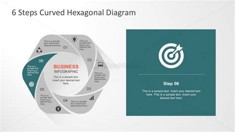 Progress Steps Hexagonal Diagrams For PowerPoint SlideModel