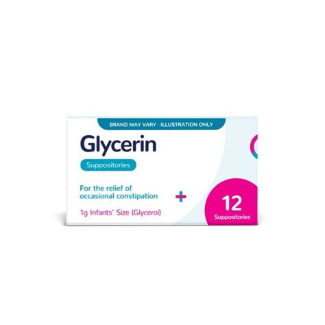 Buy Glycerin Infant Constipation Suppositories 12 Chemist4u