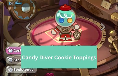 Candy Diver Cookie Toppings Build Cookie Run Kingdom