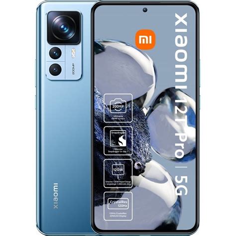 Xiaomi 12T Pro 5G 256 GB / 12 GB - Smartphone - blau Smartphone (6,7 ...
