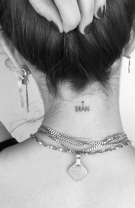 Back Of Neck Tattoos Words