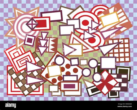 Vector Background With Abstract Geometric Shapes Stock Vector Image