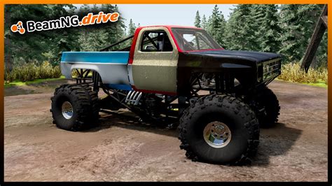 BeamNG Drive MP 2000HP SQUARE BODY MEGA MUD TRUCK IN DEEPEST MUD YET