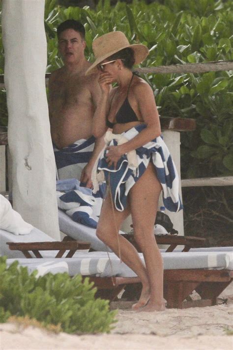 Jennifer Aniston Bikini Candids Beach In Tulum CelebMafia