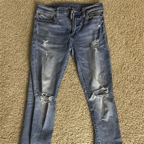 American Eagle Ripped Jeans Size 29x32 Great Depop