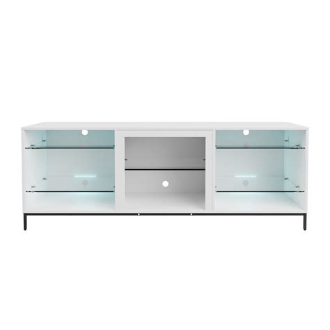 Hommpa Led Tv Stand For 70 Tv Modern Entertainment Center With Led