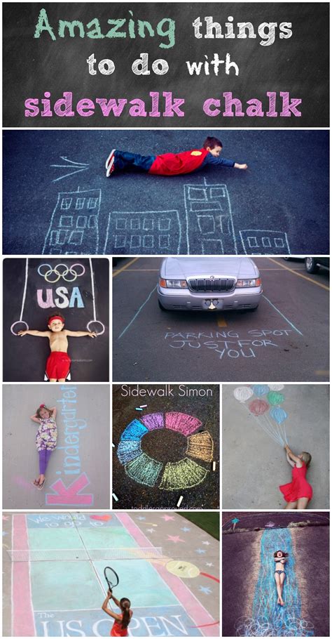 Amazing things to do with sidewalk chalk! - Princess Pinky Girl