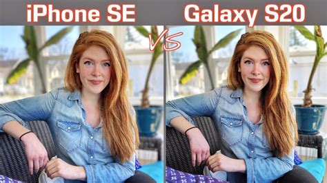 Iphone Se Vs Samsung Galaxy S Camera Comparison Youtube