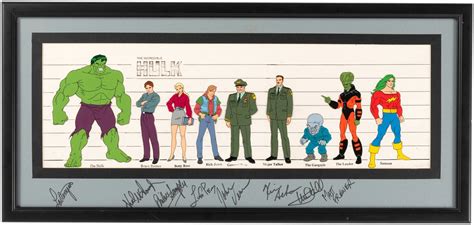 Hake's - "THE INCREDIBLE HULK" ANIMATED SERIES VOICE CAST-SIGNED ...