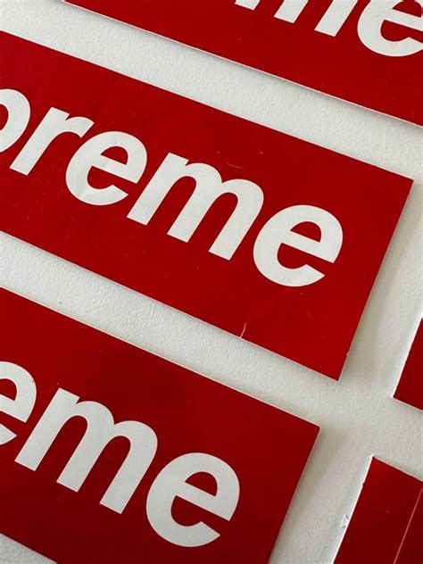 Supreme Supreme Box Logo Sticker Lot Of 11 | Grailed