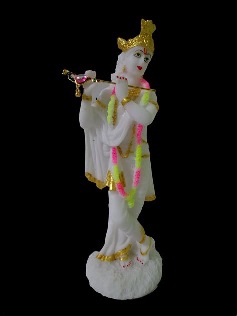 Polyresin Krishna Statue Standing Temple At Rs In Jaipur Id