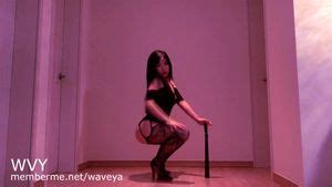 Watch WAVEYA Waveya Sexy Body Black Silk Porn SpankBang