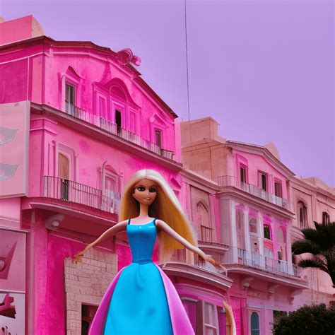 Popular Landmarks in Malta Covered in Pink · Creative Fabrica