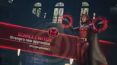 Découvrez Scarlet Witch de Marvels Midnight Suns en action dans une