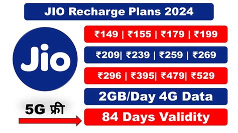 Jio Recharge Plans 2024 Jio Prepaid Recharge Plans Offers With U L