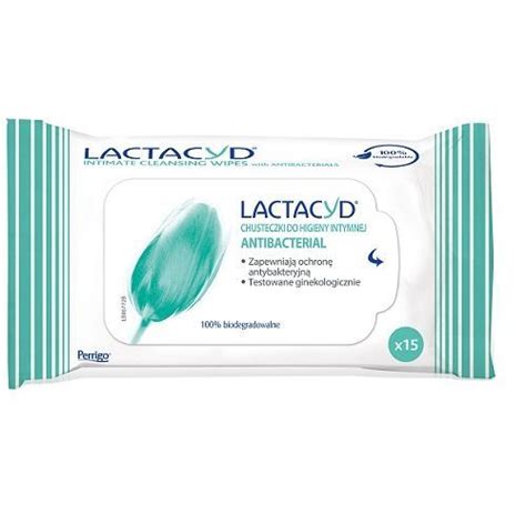 LACTACYD ANTIBACTERIAL Chusteczki Do Higieny Intymnej 15 Sztuk Cena