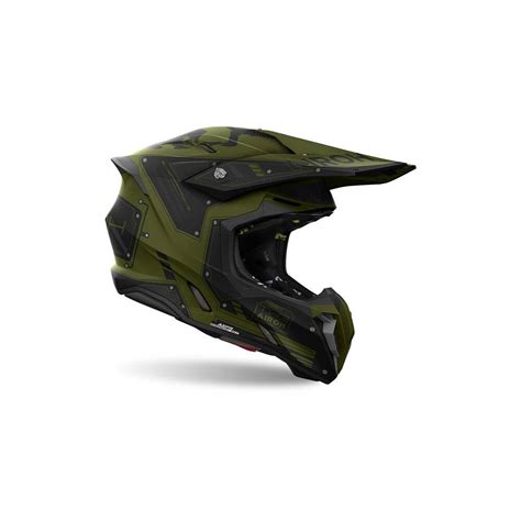 Casque Airoh Twist Military Matt Casques Moto Tout Terrain Homme