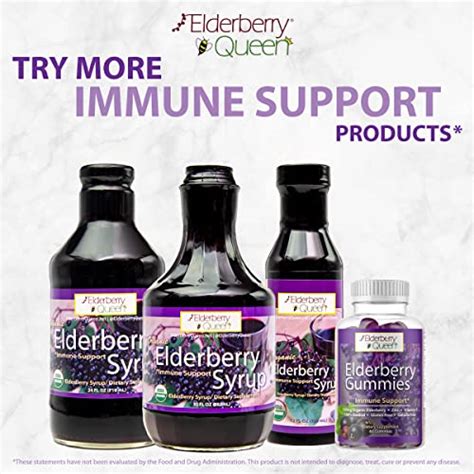 Elderberry Queen Organic Elderberry Liquid Supplement 30 Oz Sambucus Aronia Berry Pure