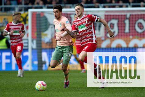 Ilia Gruev SV Werder Bremen And Jeffrey Gouweleeuw FC Augsburg V L In