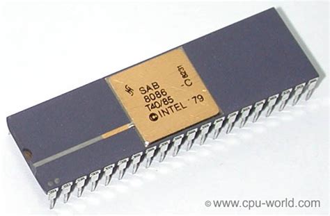 Intel 8086 microprocessor family