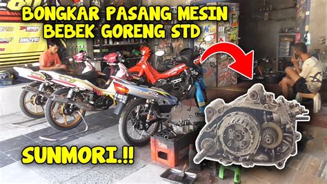 Intip Juns80 BONGKAR PASANG MESIN BEBEK GORENG STD SUNMORI YouTube