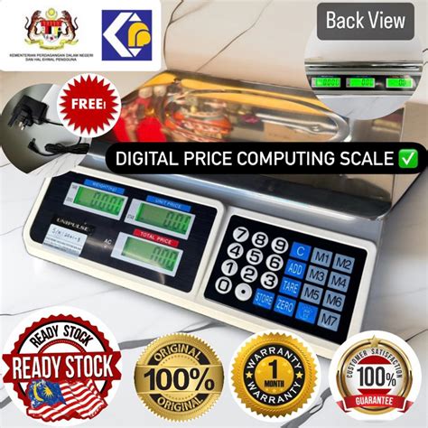 40kg Electronic Digital Price Computing Rechargeable Supermarket