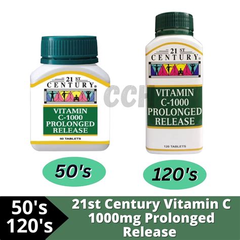 21ST CENTURY Vitamin C 1000mg Prolonged Release 50 S 120 S Shopee