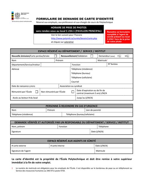 Cerfa Formulaire Renouvellement Carte D Identite Mineur Dossier Images