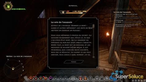 Spécialisations de voleur Soluce Dragon Age Inquisition SuperSoluce