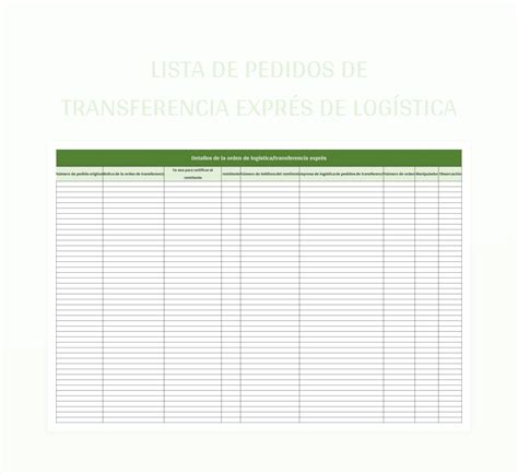 Plantilla De Excel Formulario De Seguimiento De Pedidos Exprés De