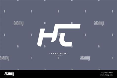 T Letras Del Alfabeto Vector Logo Ht Emblema H Fotografías E Imágenes