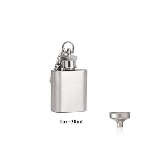 Lmetjma Oz Stainless Steel Hip Flask With Funnel