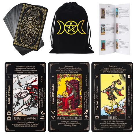 Tarot Cards With Guide Book Linen Carry Bag 78 Classic Original