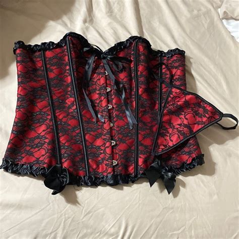 Amazon Intimates Sleepwear Women Corset Lingerie Set Xl Poshmark