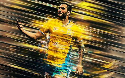 Andre Pierre Gignac Creative Art Blades Style Tigres UANL French