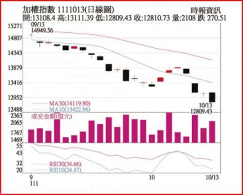 權值股輪跌空頭標準特徵 跌深反彈可期 證券 工商時報