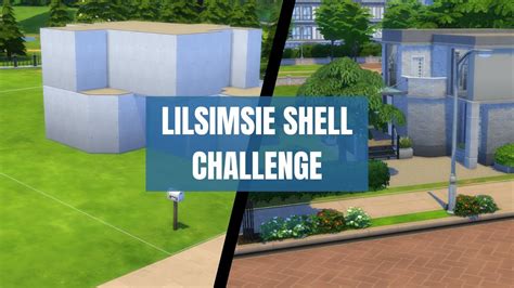 Lilsimsie Shell Challenge Sims 4 Speed Build Youtube