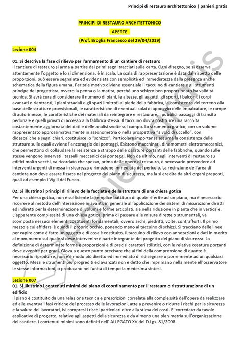 Manuale Operativo Per Il Restauro Architettonico 8