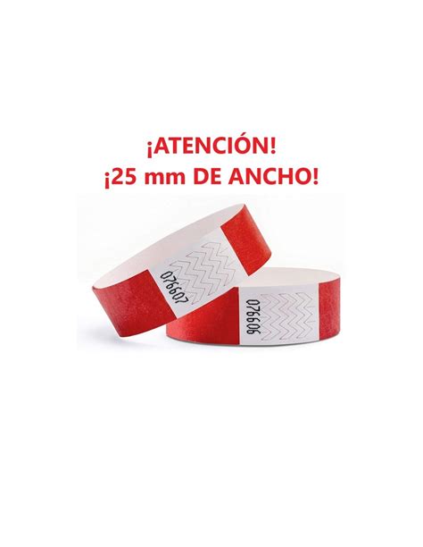 Pulseras TYVEK Pulseras Personalizadas Pulseras Eventos