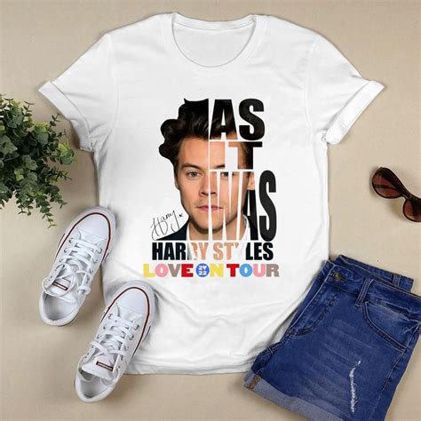 As It Was Harry Styles Love On Tour 2022 Signed Shirt Autismawareness In 2022 Harry Styles