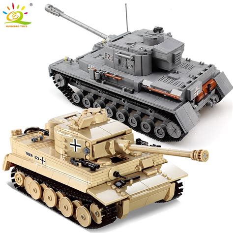 Buy Military German Tiger Tank Classic Model Building Blocks With 2 Ww2