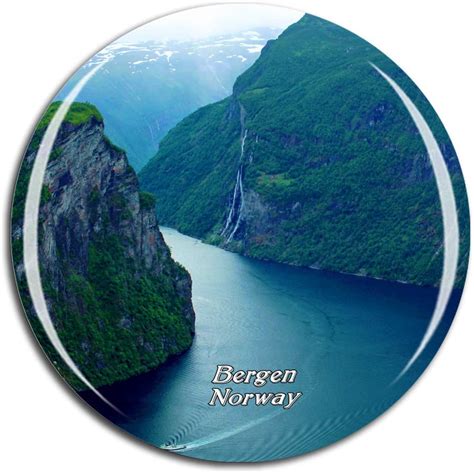 Amazon Weekino Norway Geiranger Fjord Bergen Fridge Magnet D